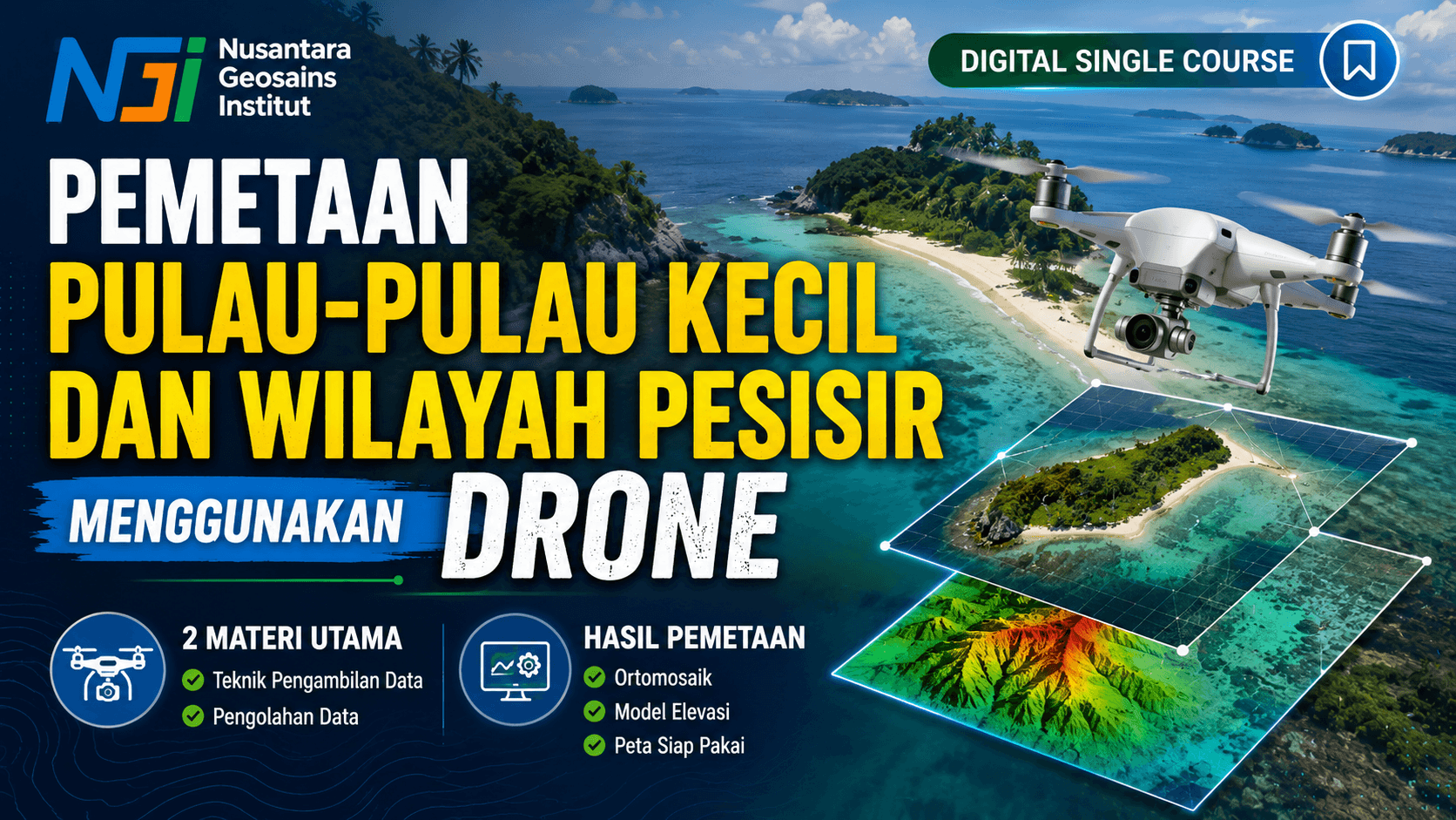 Pemetaan Drone Pesisir dan Pulau-Pulau Kecil