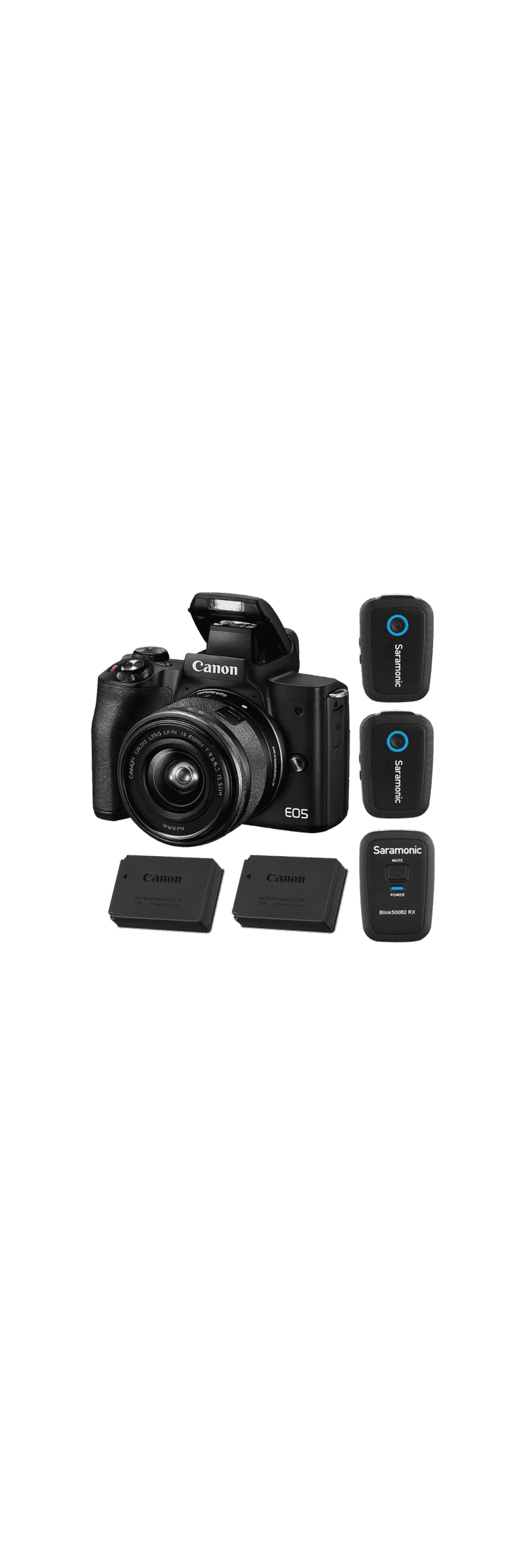 Paket Mirrorless Cannon EOS M50 B