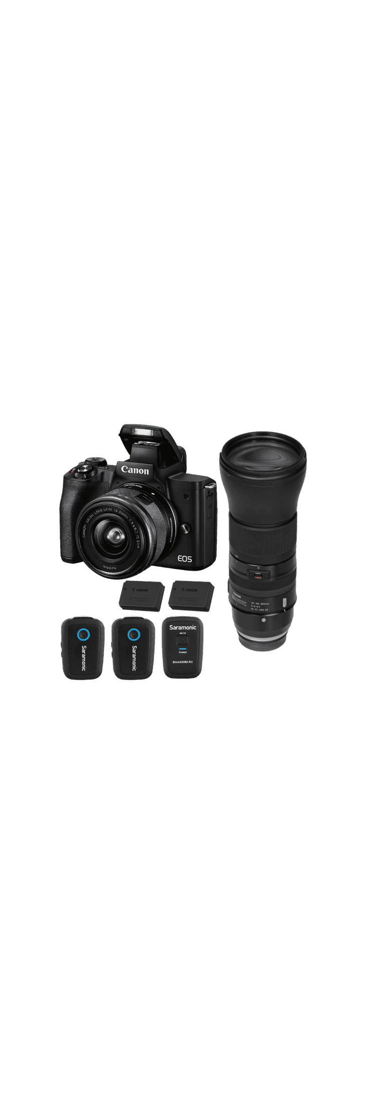 Paket Mirrorless Canon EOS M50 Full Set
