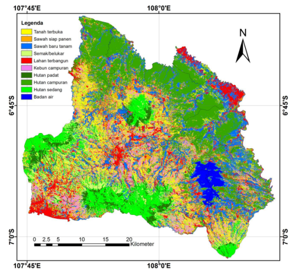 Klasifikasi Tutupan Lahan Data Citra: QGIS