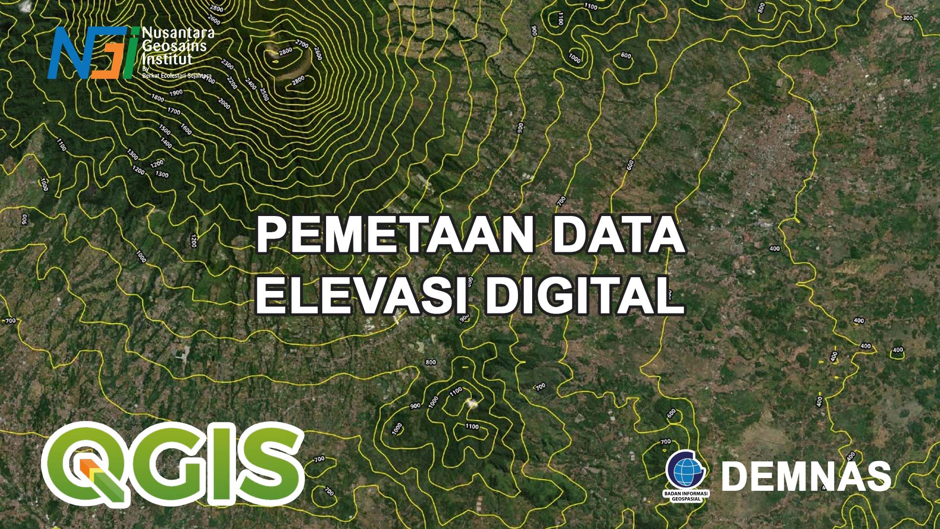 Pemetaan Data Elevasi Digital: QGIS