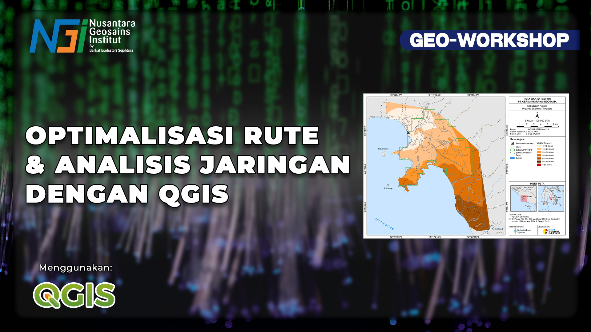 Geo-Workshop Optimalisasi Rute & Analisis Jaringan dengan QGIS