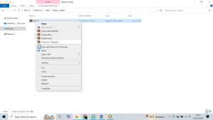 Langkah ekstrak data shp RBI