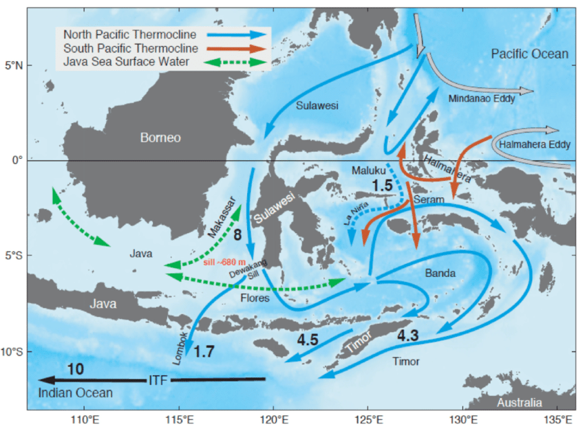 ARLINDO - Arus Lintas Indonesia -Indonesia Throughflow Pathways